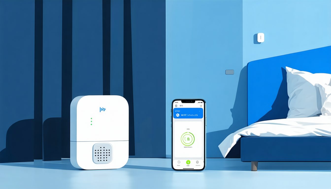 Wi-Fi不要の高齢者見守りセンサーとスマホ通知